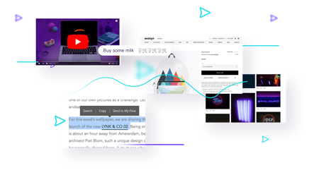 Flow seamlessly connects your computer and mobile devices