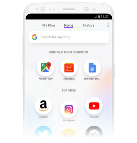 Search instantly